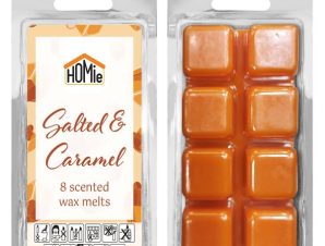 Wax Melt Σετ 8τμχ Κύβοι Salted Caramel 80gr Homie 37-464 – Homie – 37-464