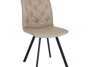 Liberta – Maison DUE FACCE Καρέκλα Latte-Beige 60x46x88cm 03-1014