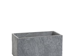 Supergreens Κασπώ Τσιμεντένιο Ορθογώνιο Γκρι 23x11x11cm 1250-8