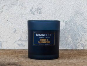 Αρωματικό Κερί 180gr Nima Aroma Amber & Sandalwood