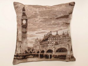 Μαξιλάρι Διακόσμησης Silk Fashion Big Ben Brown 45×45