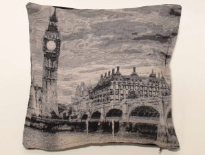 Μαξιλαροθήκη Διακόσμησης Silk Fashion Big Ben 45×45