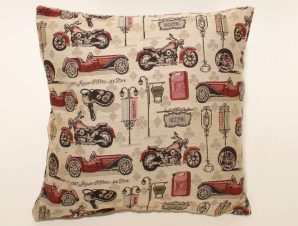 Μαξιλαροθήκη Διακόσμησης Silk Fashion Cars And Bikes 45×45